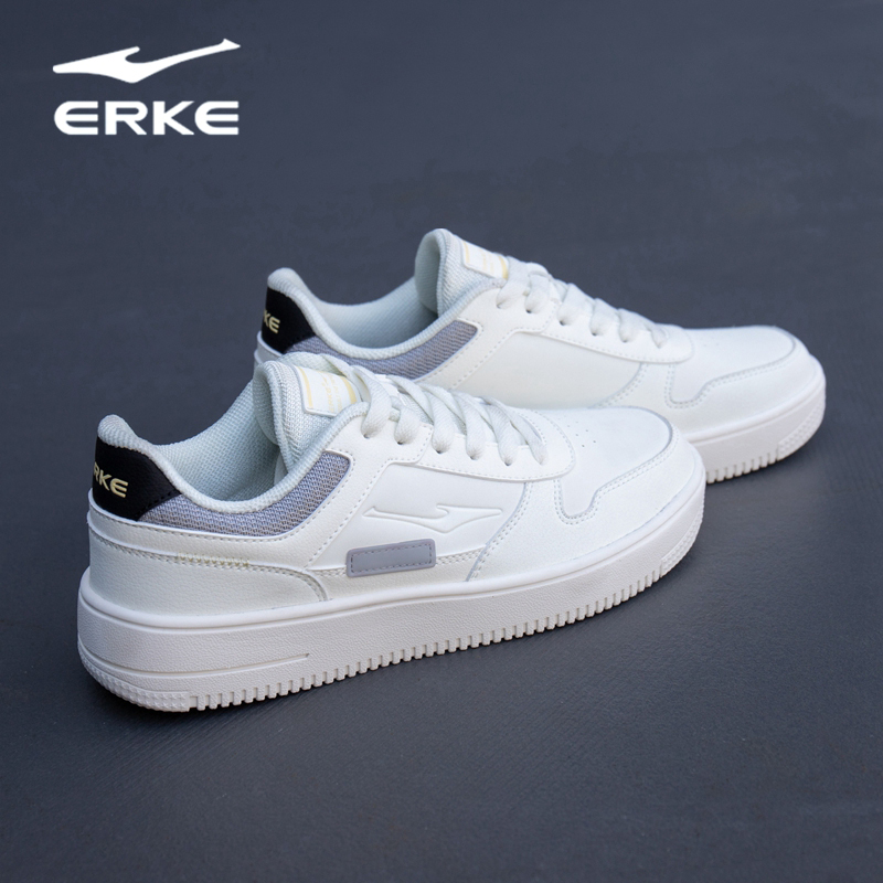 鸿星尔克女鞋板鞋运动小白鞋