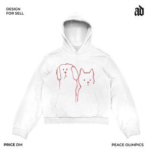 厚重感！亚文化版型！连帽卫衣萌宠清新治愈休闲随性时尚俏皮温柔