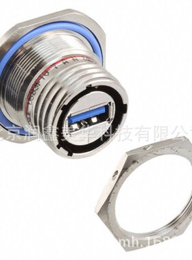 Amphenol连接器 互连器件USB IP68防尘 防水插座 USB3FTV7AN