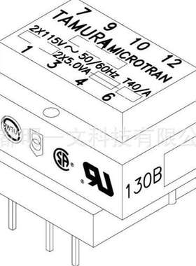 Tamura变压器PL2.5-16-130B电源变压器2.5 VA