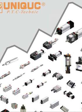 UNIQUC气缸DEB63N50优力克DNB40M125电磁阀DSC25N60 DSA20N16075