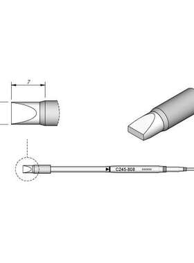 西班牙 JBC C245808 凿形烙铁头48x15 HT L C245-808