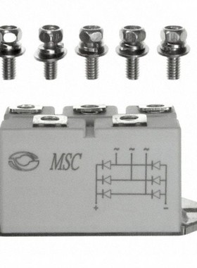 供应Microsemi 各系列桥式整流器 - 模块分立式导体产品MSD75-16