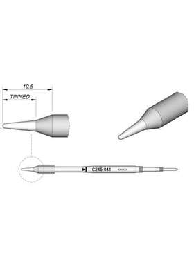 西班牙 JBC C245041 圆锥形烙铁头? 01 S2 C245-041