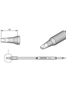 西班牙JBC C245807 凿形烙铁头22x1 L C245-807