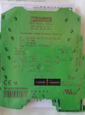菲尼克斯1009537信号隔离器MCR-S-1-5-UI-SW-DCI-CN-NC现货特价包