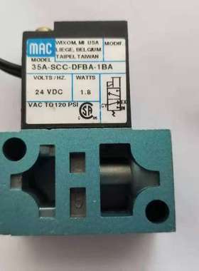 美国原装正品MAC电磁阀 35A-SCC-DFBA-1BA 现货