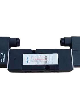 APHE气动电磁阀4V310-08B 4V320-08B-220V 4V330C-08B换向阀DC24V