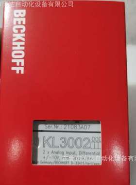 倍福BECKHOFF模块 KL3001 全新原装现货实拍议价