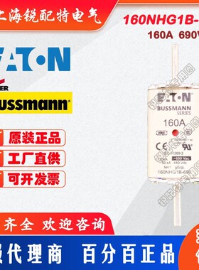 160NHG1B-690熔断器 690V 160A 巴斯曼BUSSMANN熔断器