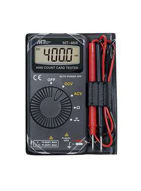 日本数显万用表MT-4050 轻薄卡式万用表 MOTHERTOOL