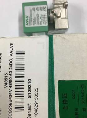 美国ASCO电磁阀SCG256B434V/SCG356B466VMS全新原装秒发货