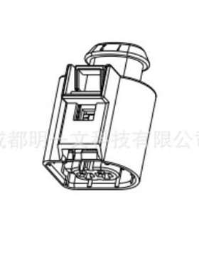 Aptiv汽车连接器F671800母胶壳2P全新33500745黑色