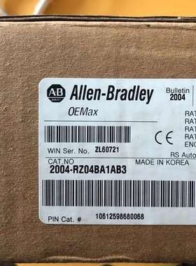 2004-RZ04BA1AB3全新原装ABax伺服电机400W 现货议价