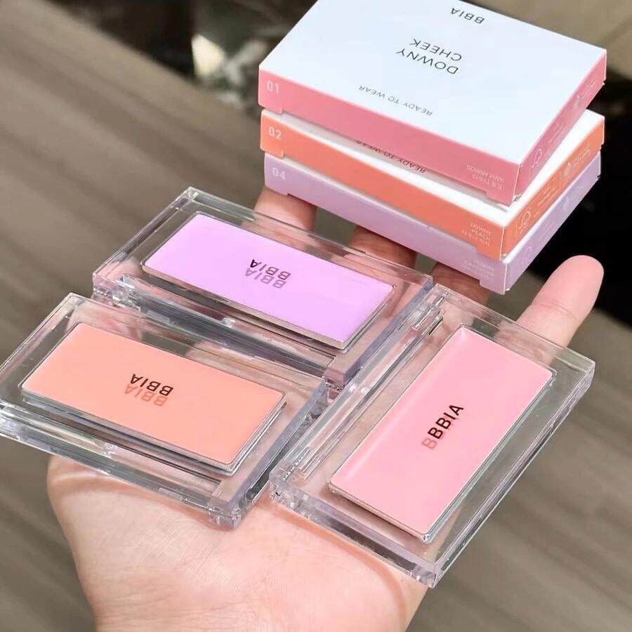 腮红膏单色腮紫修容自然哑光