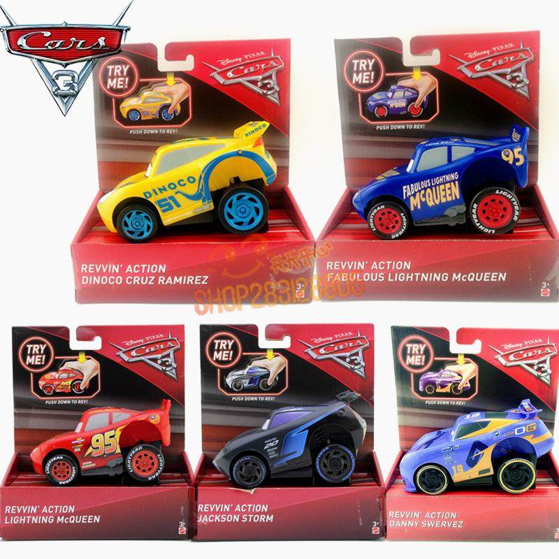汽车赛车总动员3极速挑战黑风暴闪电麦昆动力赛车cars3动力玩具车虎窝淘 