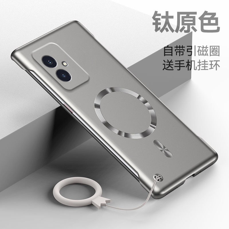 磁吸无边框适用荣耀100手机壳新款100pro金属漆超薄散热honor镜头全包硬壳MAA一AN00简约男女Honor挂绳半包壳