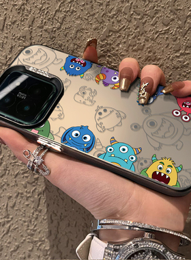 适用于小米14pro手机壳怪兽高级10s全包12s防摔civi3红米K60至尊版保护套note13pro新款11ultra女k40/k50男13