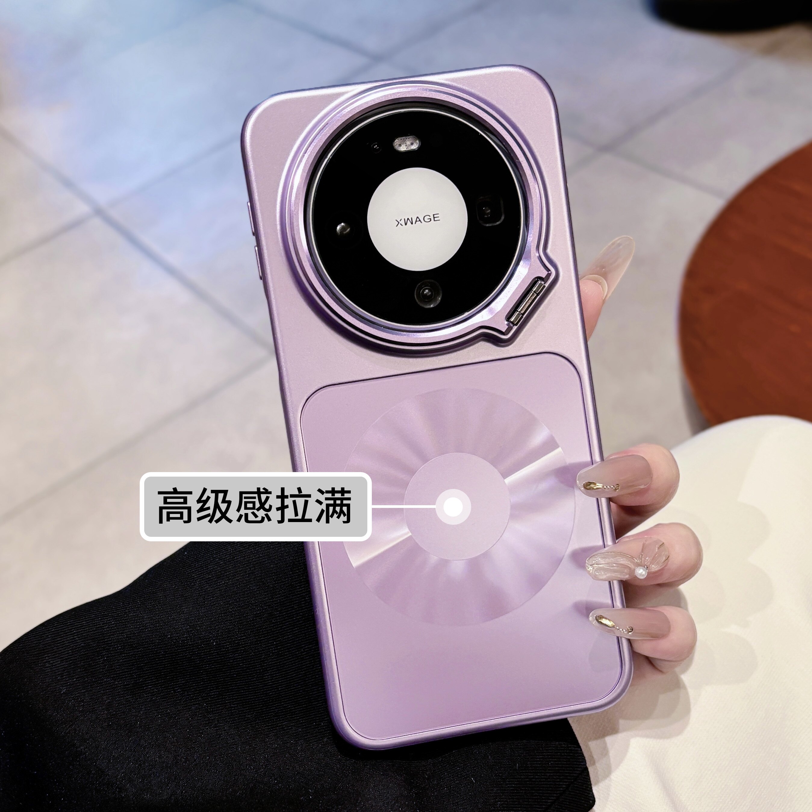 适用华为mate80promax手机壳炫光磨砂meta70pro+时尚创意高级mt60por防摔保护套Mate80镜头支架Por散热男女款