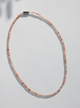 原创南红飘花串珠项链