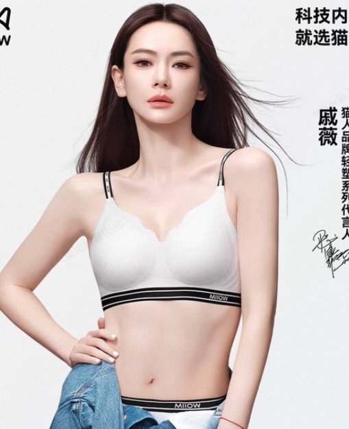 明星同款猫人泡泡蕾丝气垫杯内衣女文胸防下垂文胸罩801216