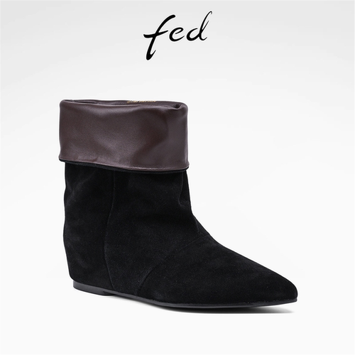 fed时尚反绒26秋冬真皮复
