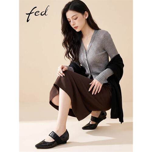 fed复古擦色牛皮26秋真女