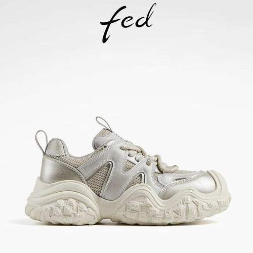 FED运动休闲鞋秋季新款女鞋丑萌鞋波浪底老爹鞋女款D0820-ZCA628