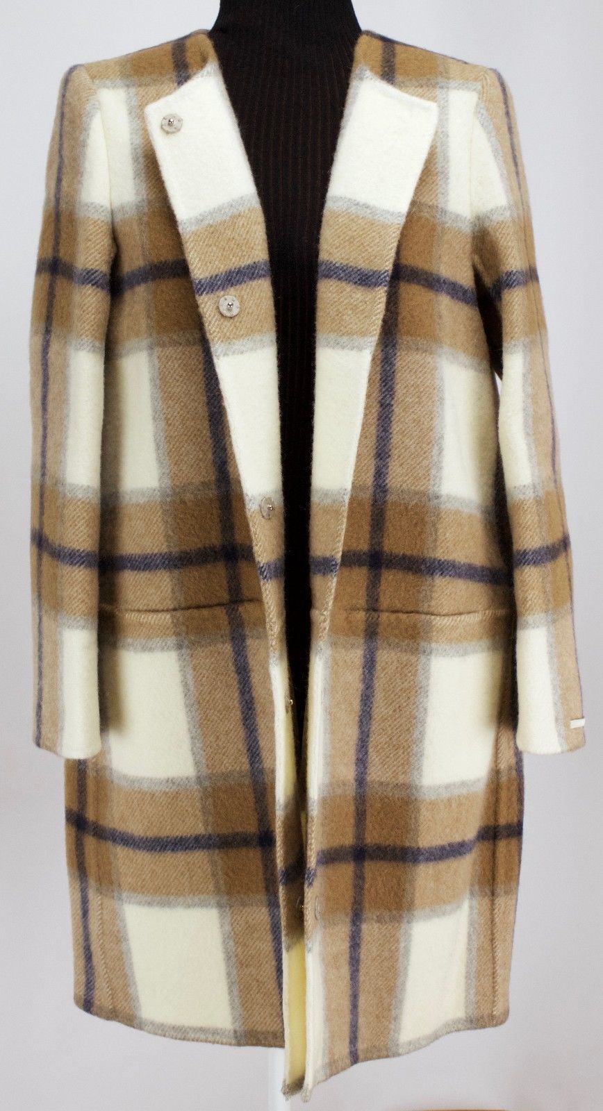 ´ú¹º Ůʿ´óÒ·çÒ Max Mara Ë«Ãæ´¿Ñò뺣Âí¸ñ×ÓÍâÌ× ·À·çÏÔÊÝ