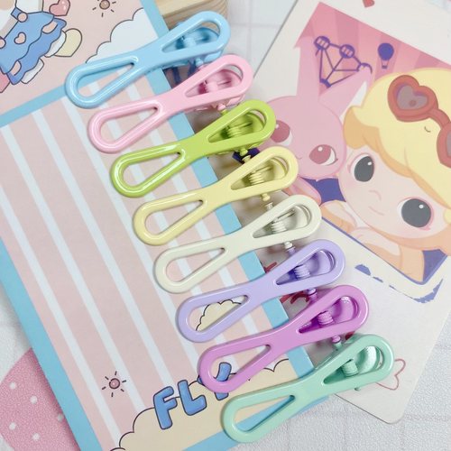 春天色学生无痕发夹蝴蝶结一字夹