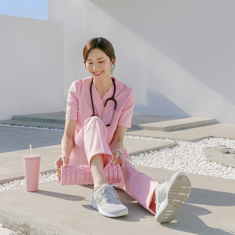 KOREAN VERSION OF HIGH-END PLASTIC SURGERY DENTISTRY PET HOSPITAL DOCTOR OVERALLS MOTHER AND CHILD CLUB NURSES OVERALLS SUIT