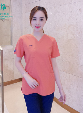 韩式洗手衣护理服弹力舒适抗皱