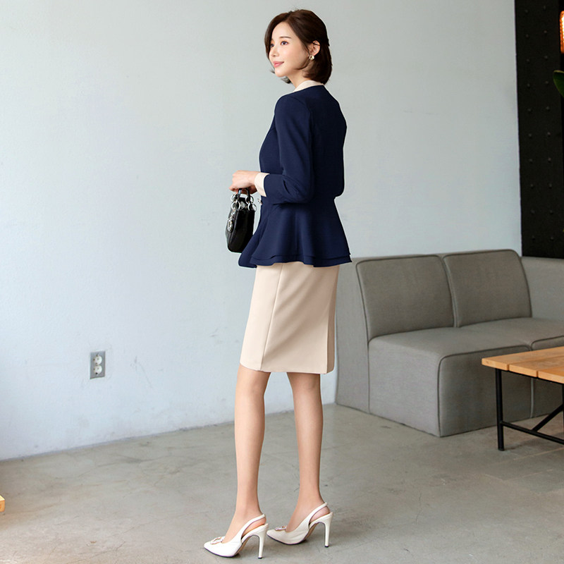 HIGH-END BEAUTY SALON JEWELRY STORE MANAGER OVERALLS WOMENS KOREAN SKIRT  S REAL ESTATE CONSULTANT  S DEPARTMENT HOTEL FRONT DESK