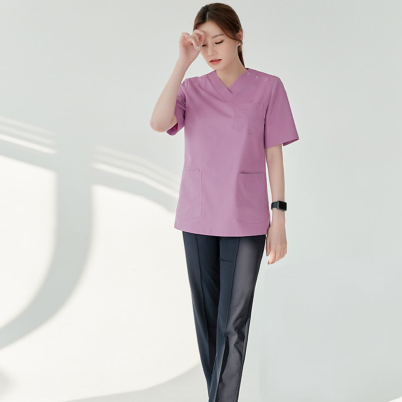 KOREAN VERSION OF HIGH-END PLASTIC SURGERY HOSPITAL NURSE UNIFORM WOMENS HAND WASHING CLOTHES HAND BRUSH CLOTHES ORAL DENTIST CLOTHES SPLIT SUIT