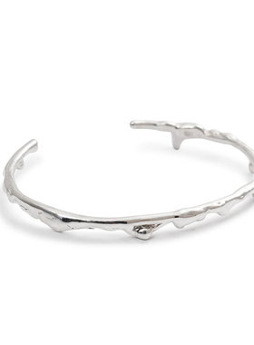 LFLM冷淡风时尚气质手镯女简约不规则凹凸面个性百搭潮流手环礼物