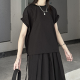 3093P60暗黑设计款短袖衬衫，男装衬衫，钱塘801（原钱塘901）