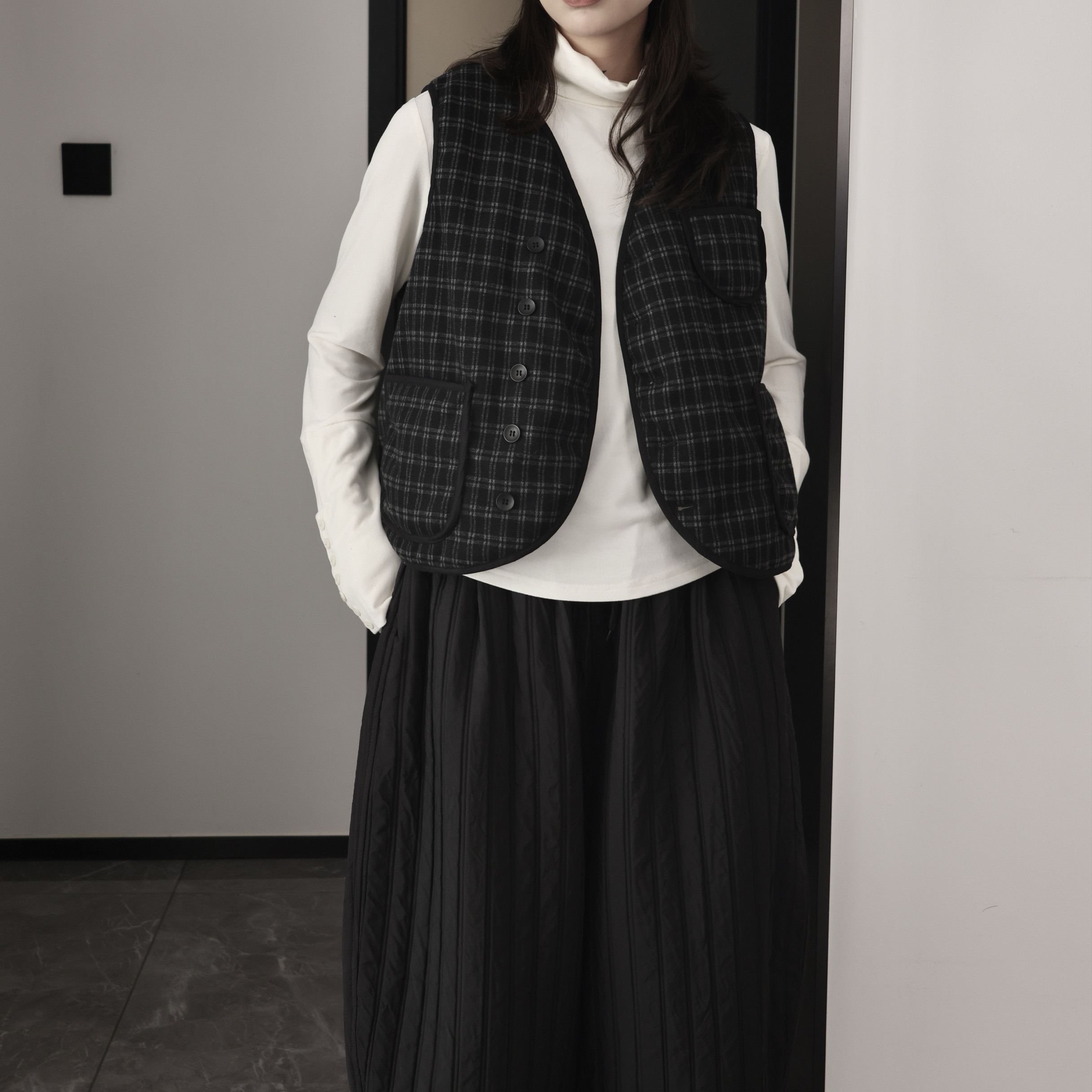 Ｍ006P80马甲夹棉加厚冬款女,女装马甲,钱塘801（原钱塘901）