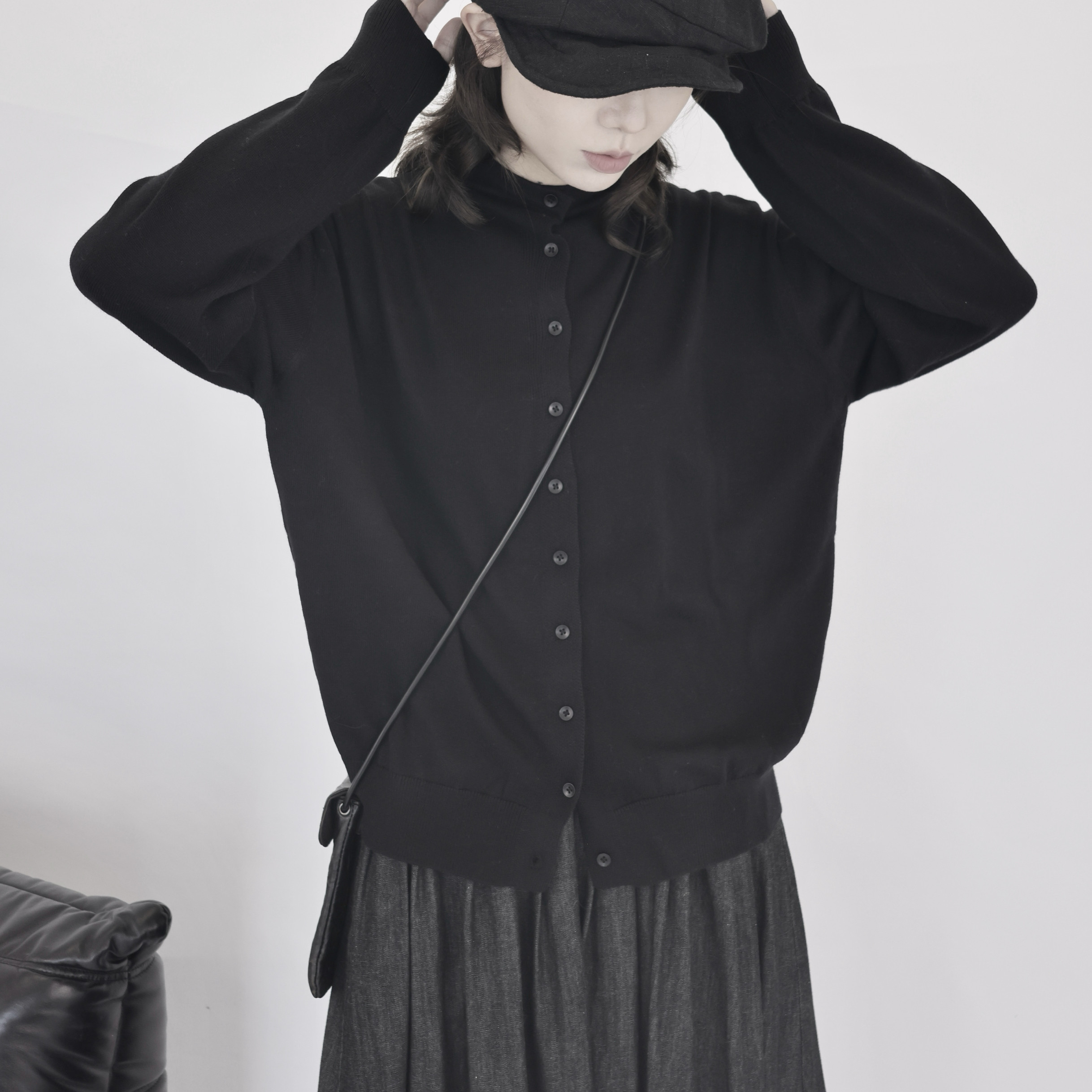37096P79毛衣开衫女宽松日系,针织衫/毛衣,钱塘801（原钱塘901）