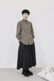 25028P75衬衫女设计款暗黑长袖衬衫，女装衬衫，钱塘801（原钱塘901）