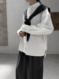 C7125P立领长袖衬衫女宽松，女装衬衫，钱塘801（原钱塘901）