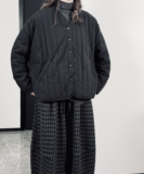 7143P107棉服女坑条加厚保暖潮了，女装棉衣/棉服，钱塘801（原钱塘901）