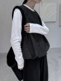Pu皮马甲女秋季新款宽松花苞马甲，女装马甲，钱塘801（原钱塘901）