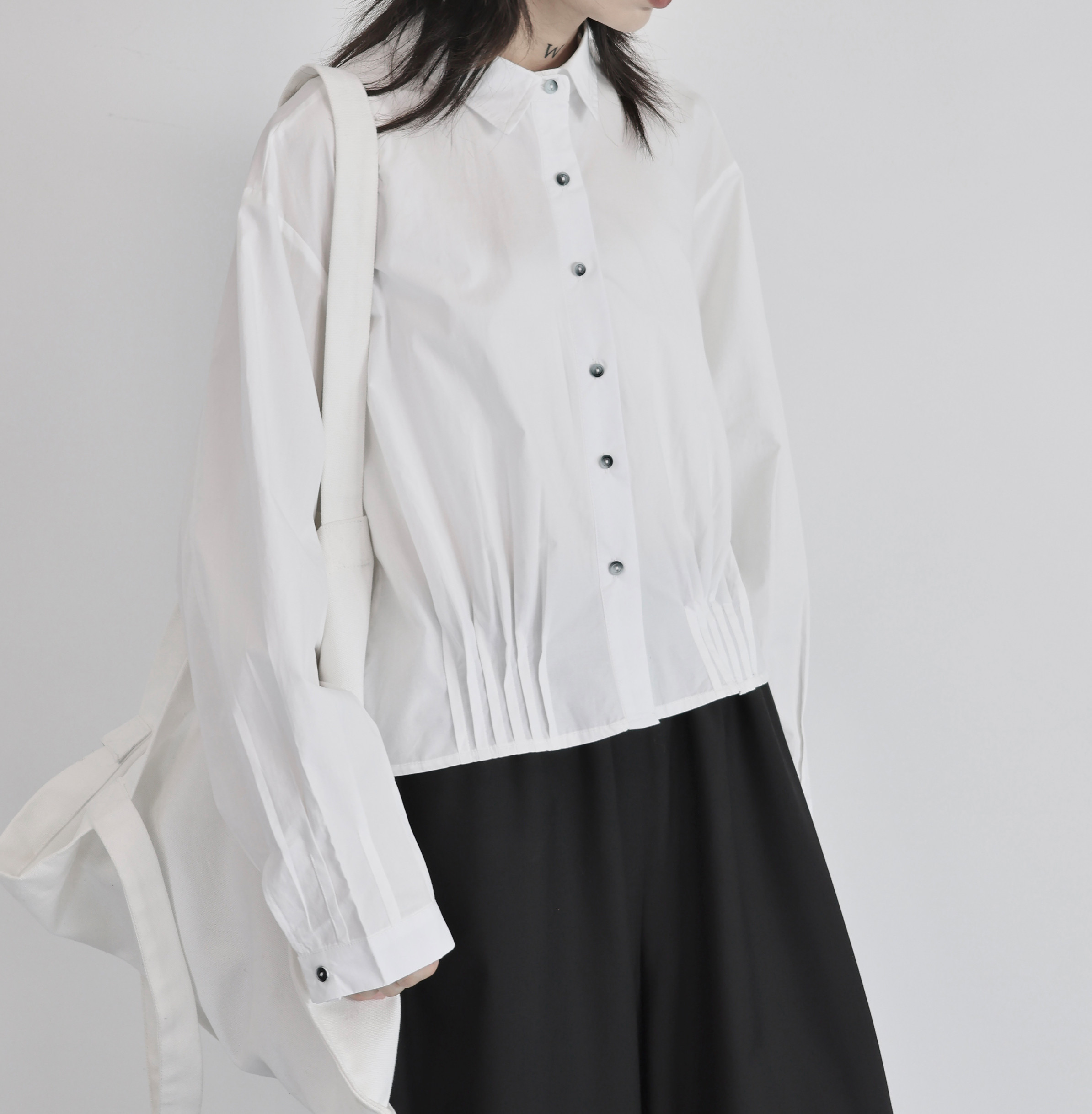 89519P长袖衬衫女宽松显瘦图片