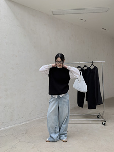 6001P105牛仔裤女 拖地裤图片