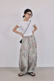 17191P休闲裤女弯刀裤哈伦裤休闲潮流，女装休闲裤，钱塘801（原钱塘901）