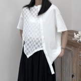 23011P65暗黑短袖拼接女夏季新款，商品下架区，钱塘801（原钱塘901）