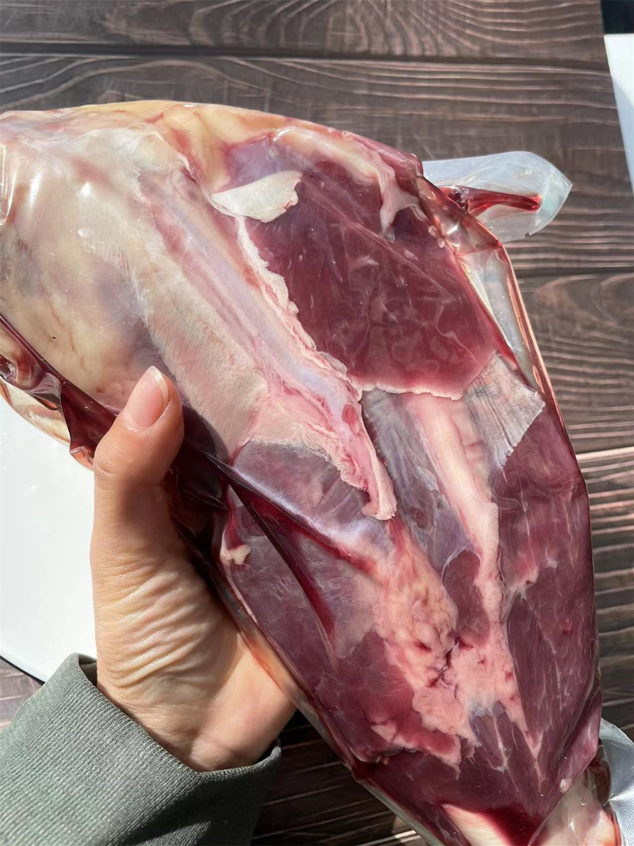 腱子芯牛腱子肉梅花腱生牛肉金钱腱2斤/袋原切原味炖卤煮餐厅饭店