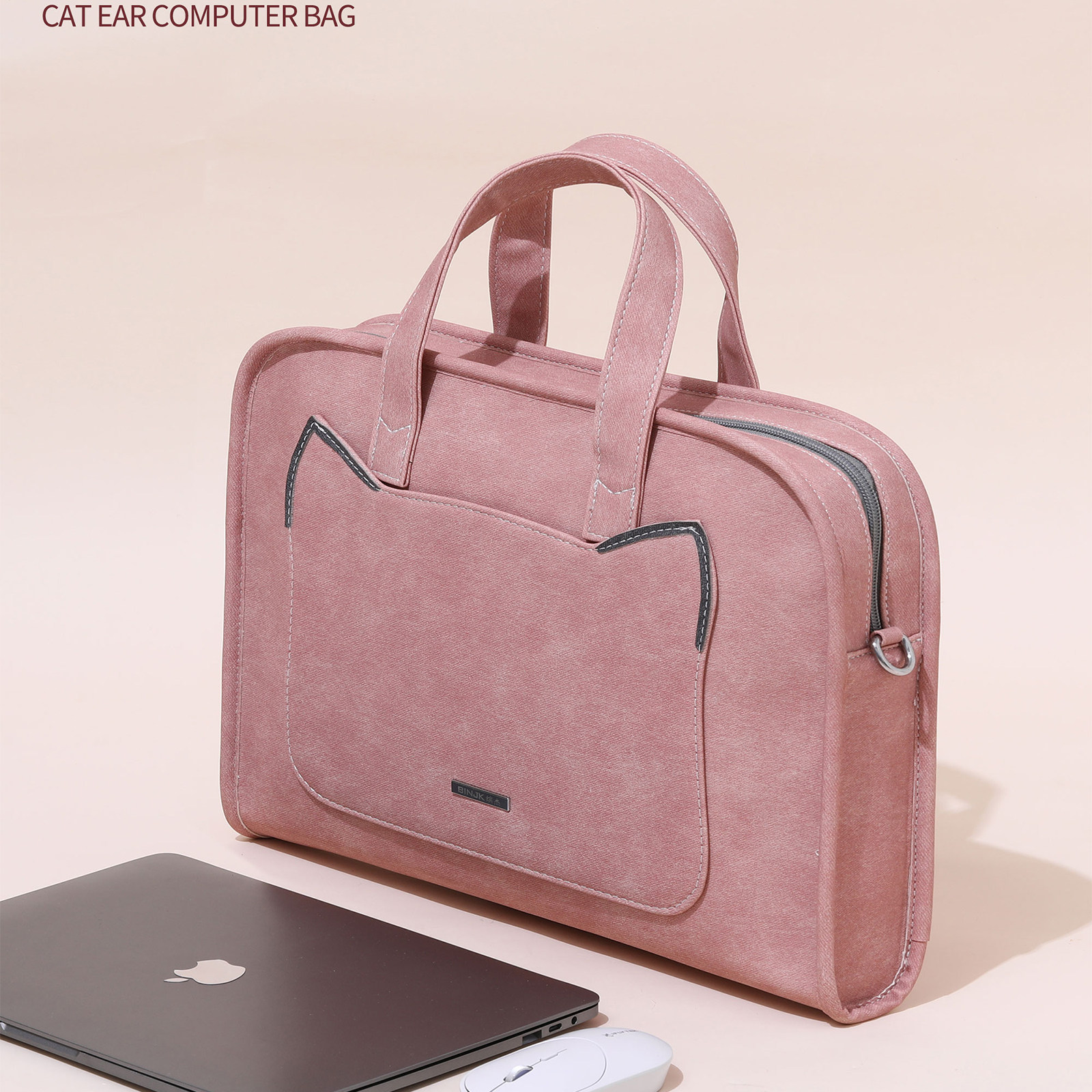 2025新款笔记本手提电脑包适用苹果macbook air14女华为matebook13.3联想小新华硕pro15.6戴尔16寸公文包小米