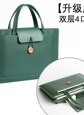 电脑包14寸女手提适用联想小新pro13苹果macbook华为matebook戴尔15小米air13.3笔记本保护套15.6内胆16英寸