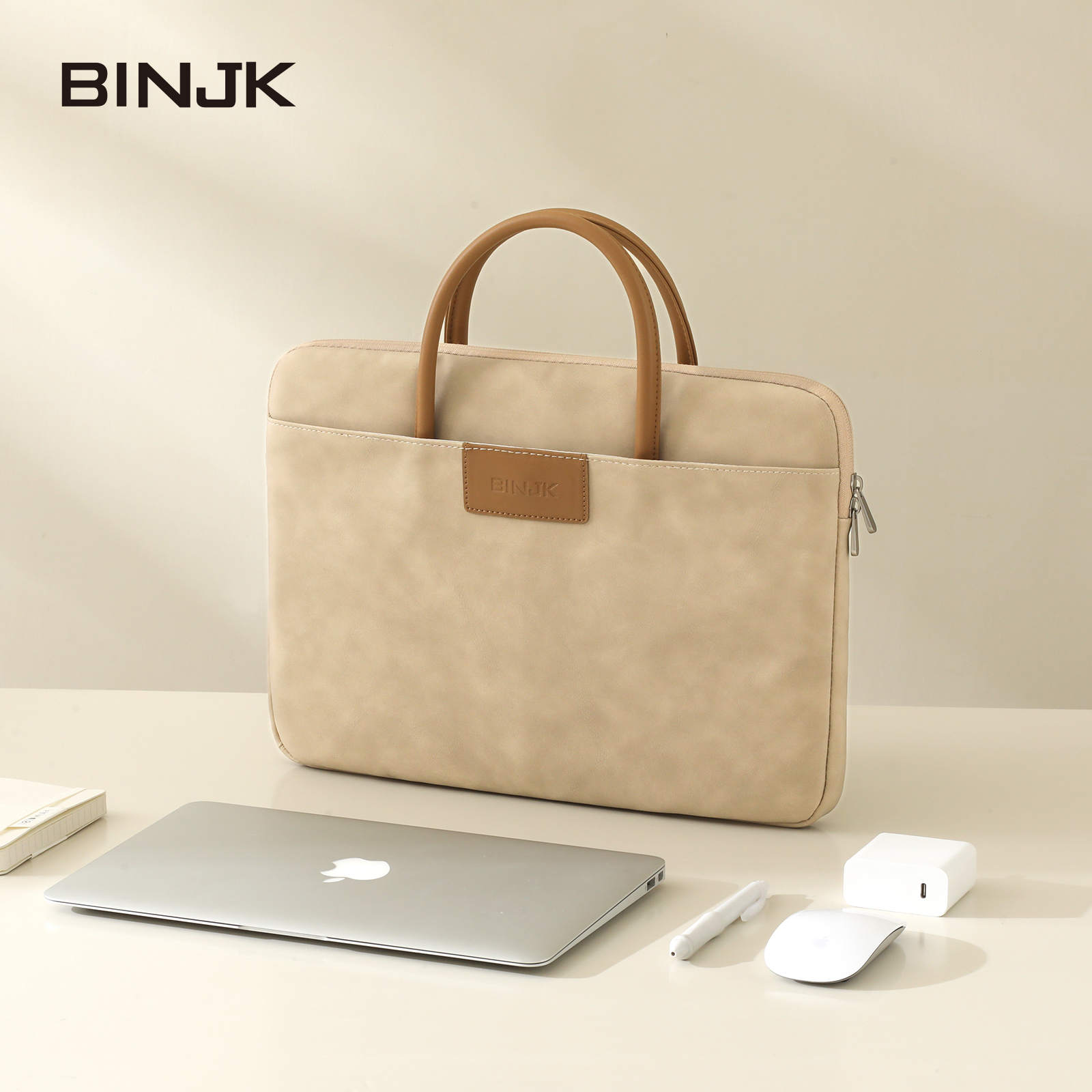 BINJK高颜值手提笔记本电脑包 适用华为matebook14苹果13.3MacBook air13pro16寸小米联想小新荣耀15.6便携女